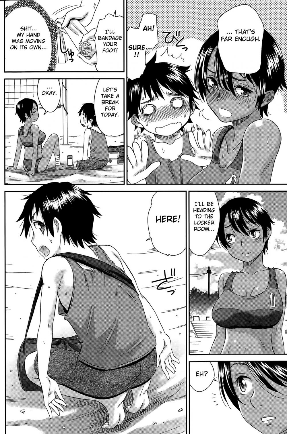 Hentai Manga Comic-Private lesson at the beach-Read-6